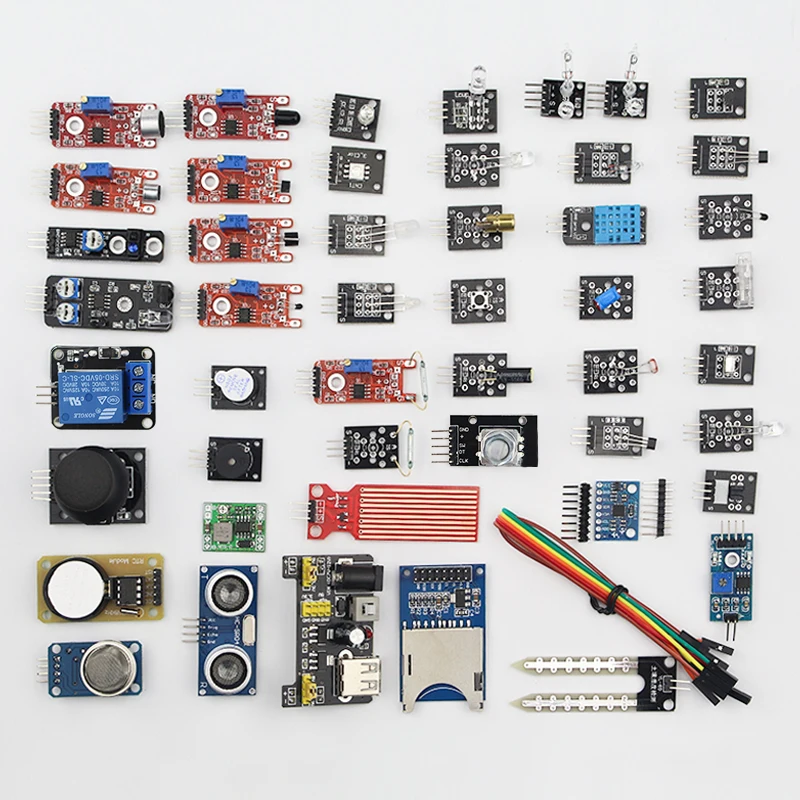 45 в 1 Raspberry Pi 3 датчики комплект роботов проекты стартовые комплекты для UNO R3 для MEGA 2560 для Raspberry Pi 3 в розничной упаковке