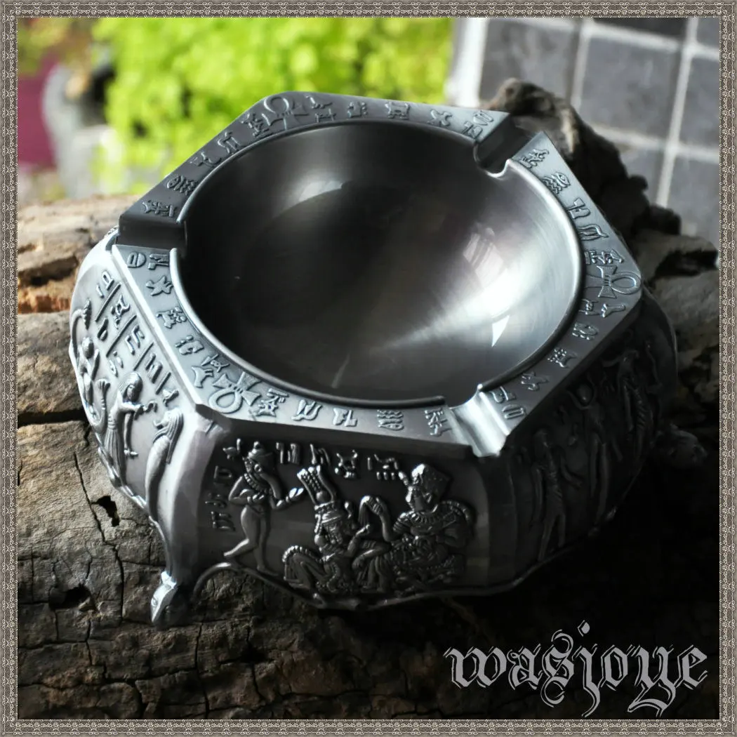 Классическая модная индивидуальная металлическая пепельница декоративная