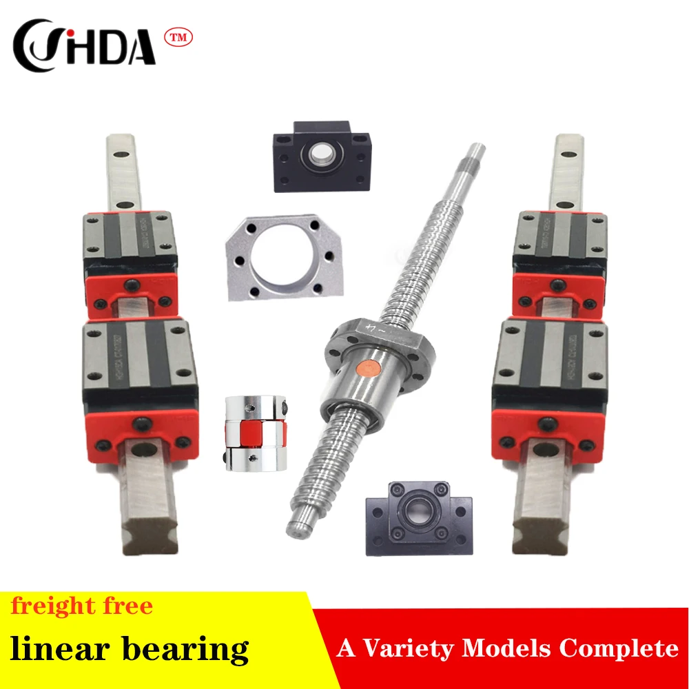 2 pc HGH20 qualquer comprimento + CONJUNTO 1 SFU1605 4 HGH20CA/HGW20CA +BK/BF 12 Linear guide motion module | Обустройство дома
