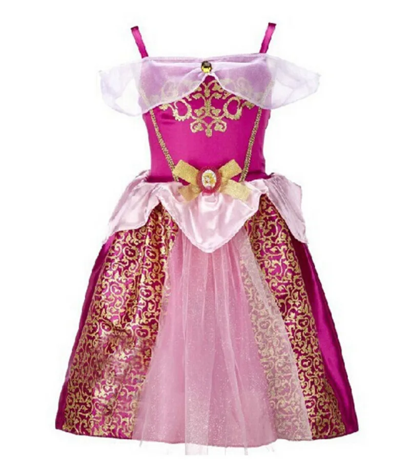 Sofia Cinderella Rapunzel Belle Snow White Girl Kid Short Sleeve Princess Dress Up Teenage Halloween Party Cosplay Costume | Детская