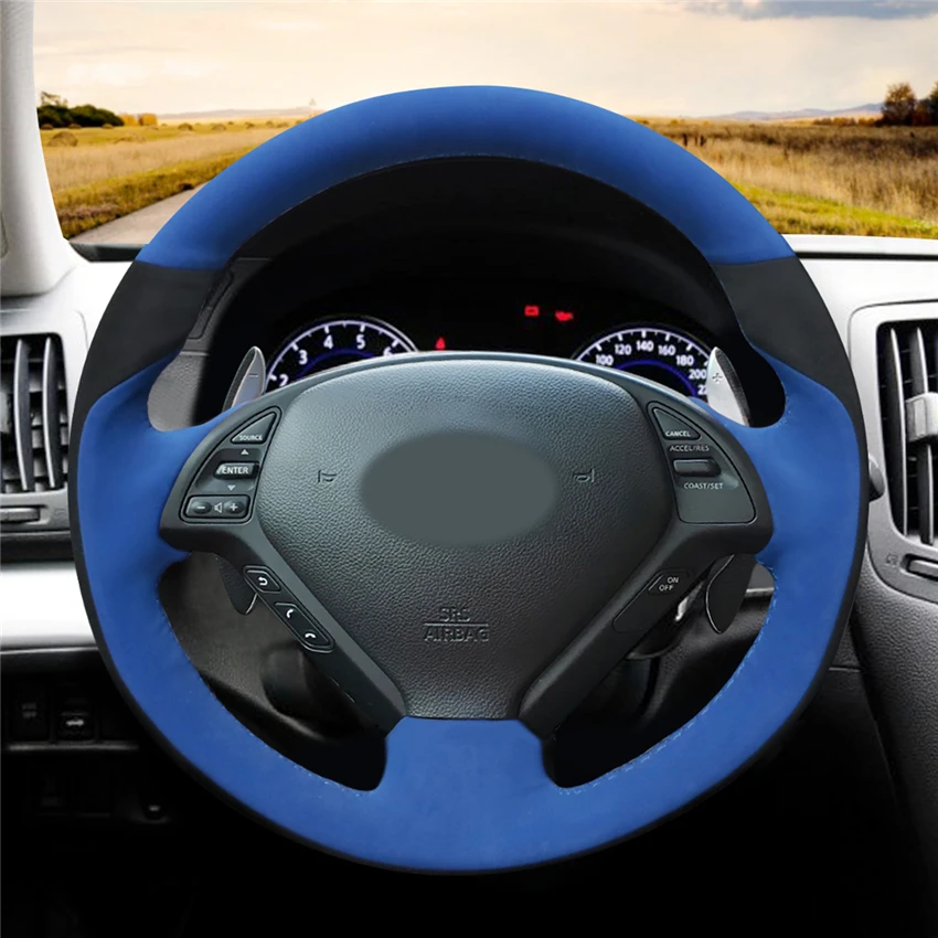 Чехол рулевого колеса автомобиля MEWANT для Infiniti G G25 G35 G37 EX EX35 EX37 Q Q40 Q60 QX50 (США) 2014