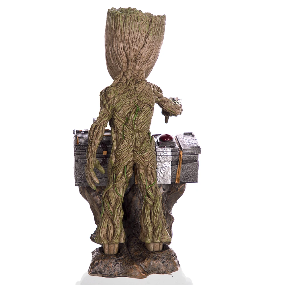 Цветочная ваза в виде черепа антистрессовое дерево для мужчин ручная работа