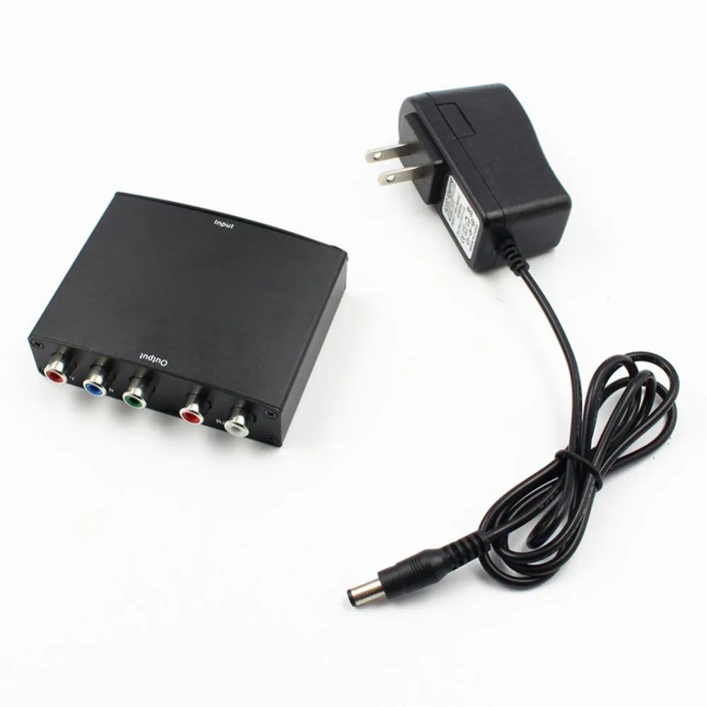 4 К HDMI VGA компонентный YPbPr 1080 P HD Video Converter адаптер R/L стерео аудио Выход HDCP для PS4 Blue-ray