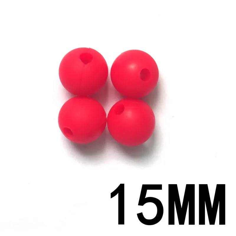 04 Scarlet Red Fkisbox, 100 шт., 15 мм, Круглый Силиконовый Прорезыватель для зубов, бисерный, без бисероплетения, Детские Прорезыватели, ожерелье, аксессуары, детские соски, цепочки, силиконовые бусины - Цвет: 04 Scarlet Red