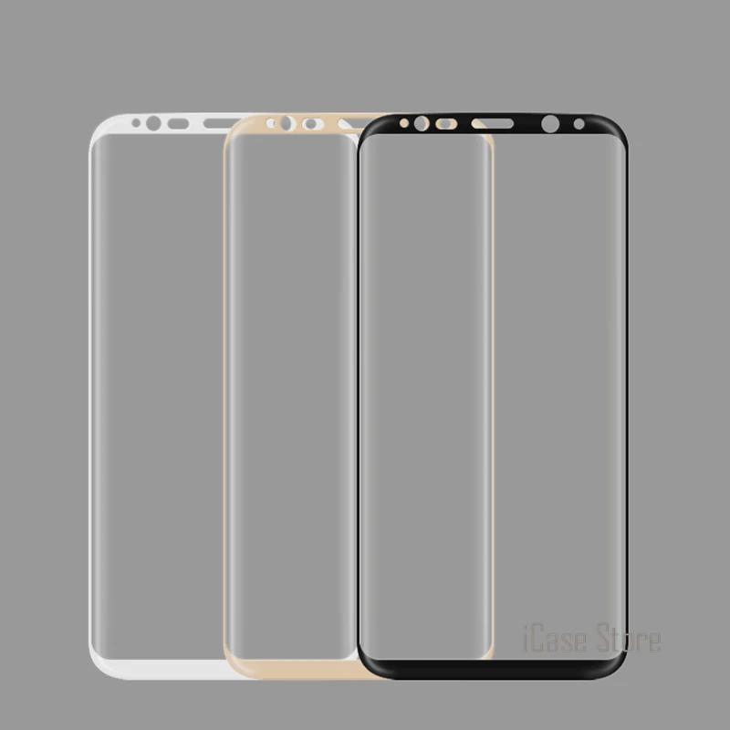 Передняя Экран защитная пленка 9 H для samsung Galaxy S8 Plus закаленное Стекло Премиум 3D