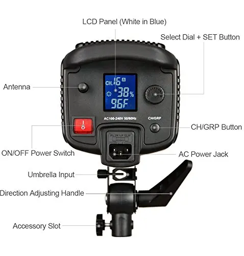 Godox 3 * SL 150W 450W непрерывное освещение для студийной видеосъемки софтбокс стойка