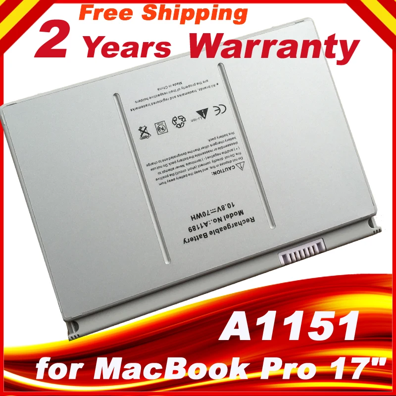 New Battery for Apple MacBook Pro 17 inch A1189 A1151 A1229 A1261 2006 2007 2008 | Компьютеры и офис
