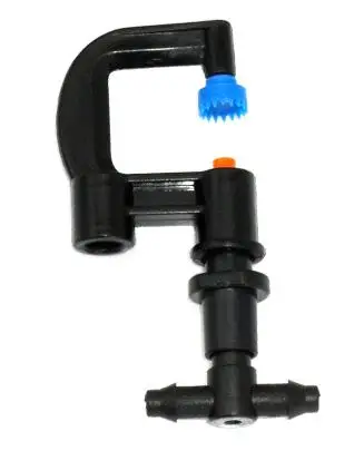 

10pcs-pack G sprinkler with 3-way tee barbed for mist cooling system micro irrigation garden irrigation