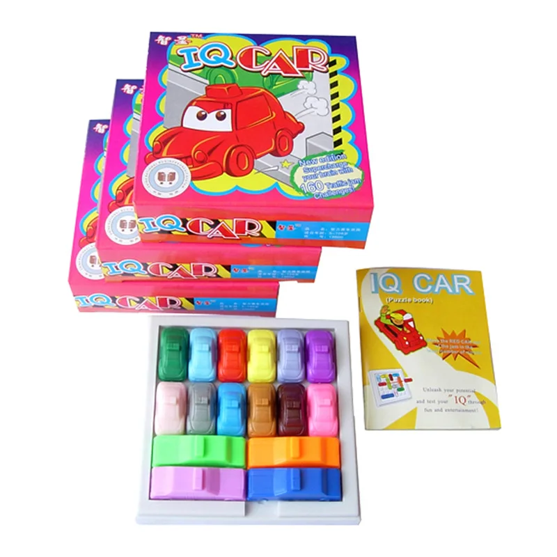 Лабиринт трафик дети IQ автомобиль логическое мышление игры 16 штук Монтессори