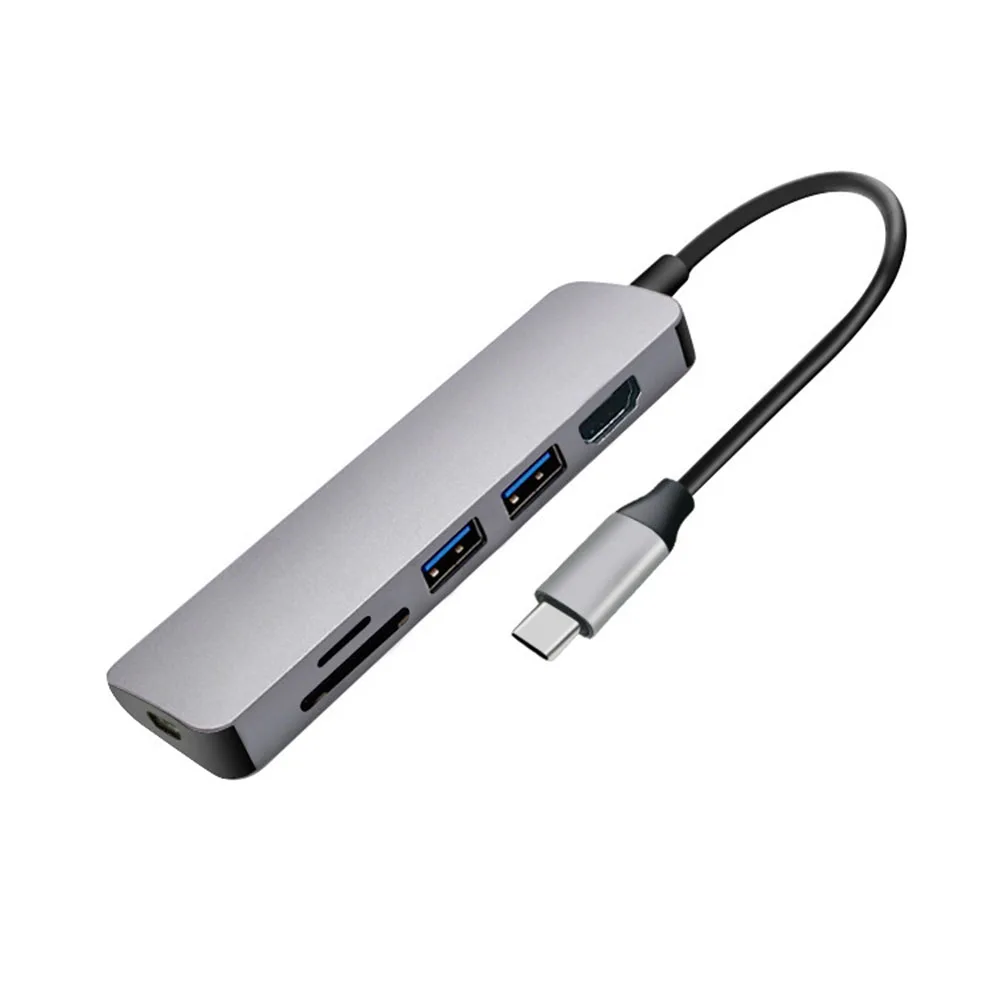 USB C док-станция для ноутбука USB 3,0 HDMI TF SD usb-хаб fealuyston для Macbook Pro hp DELL поверхность lenovo samsung док-станция