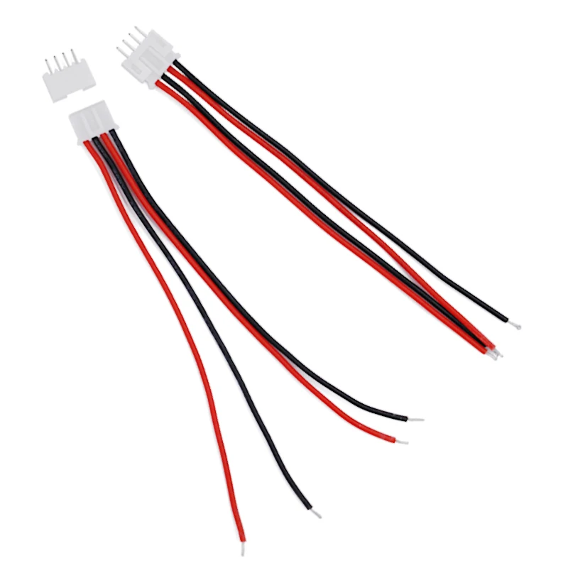 100 пар RC lipo батарея баланс зарядное устройство разъем 3S1P Кабельный кремниевый