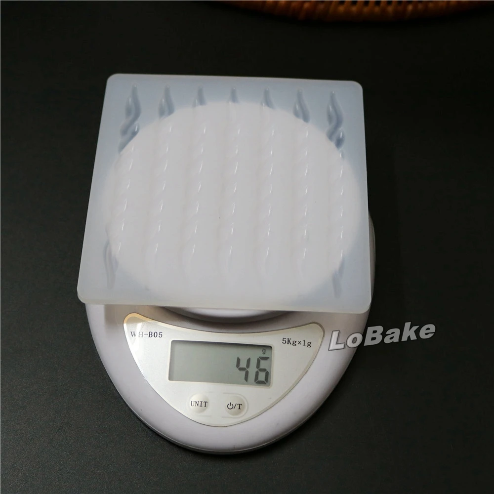 Новые 7 полостей спиральная палка форма свечи силиконовые Шоколадные Чипсы