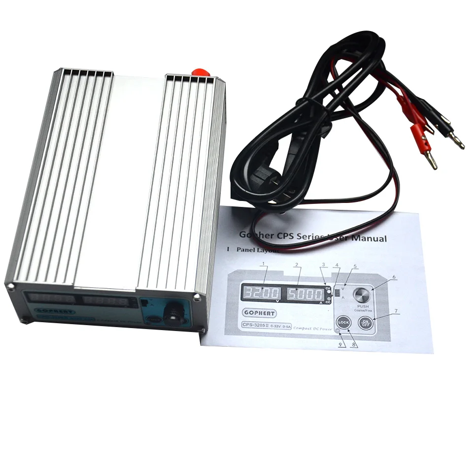 Новый CPS 3205II 160 Вт (110Vac/ 220Vac) 0 32V/0 5A компактный цифровой Регулируемый источник