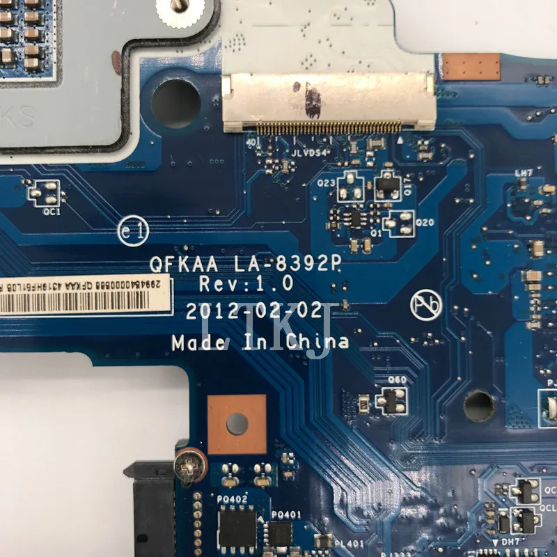 Высокое качество для Satellite P850 P855 K000135160 материнская плата ноутбука QFKAA LA 8392P HM77 UMA DDR3