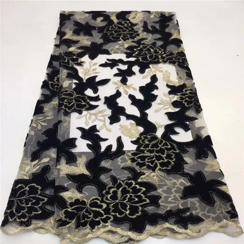 African Lace Fabric 2019 Embroidered French Laces High Quality Tulle For Wedding Party Dress 15 | Дом и сад
