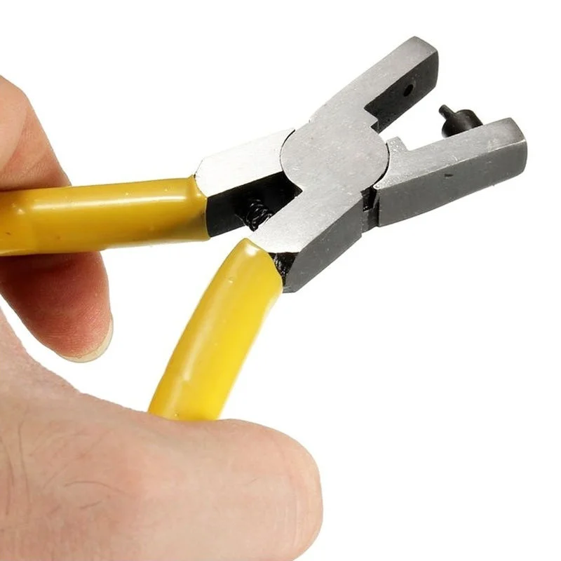 

New Universal 2mm Hand Punch Pliers Tools Leather Strap Watch Band Belt Hole Tool ~ LL