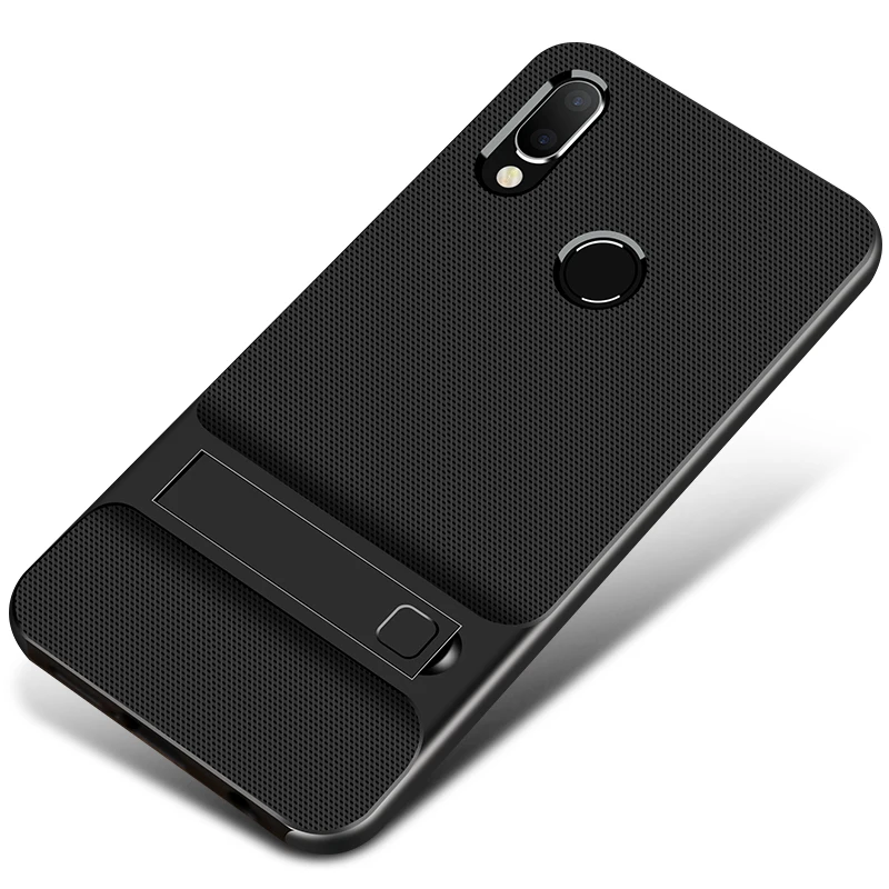 Royce Black Чехлы для мобильных телефонов huawei P20 Lite, чехлы с 3D подставкой, силиконовые, TPU, PC, гибридные, 360, защитные для huawei Nova 3E P20Lite Nova3E - Цвет: Royce Black