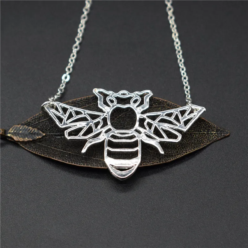 Ожерелье Elfin с Пчелой оригами Шарм в виде жука Женское и мужское Подарочное