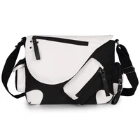 diy your own canvas casual zipper shoulder bag crossbody bags schoolbags messenger bag gift