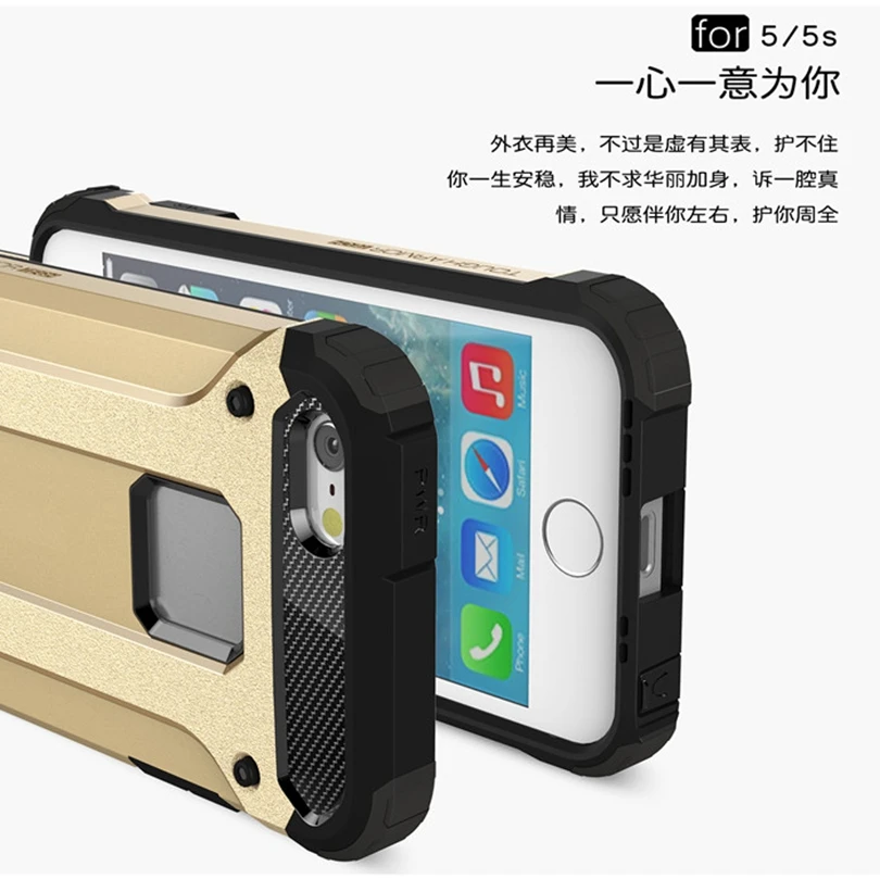 For iPhone 5 5S SE 6S 6 8 7 Plus X Xs Xr MAX Strong Hybrid Tough Shockproof Armor Phone Back Case Hard Rugged Impact Cover Funda | Мобильные