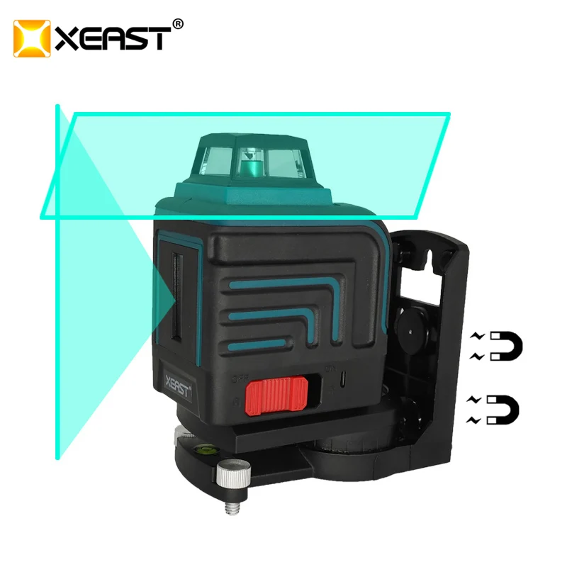 Лазерный уровень XEAST LD 5 линий зеленый лазерный 360 градусов вертикальный