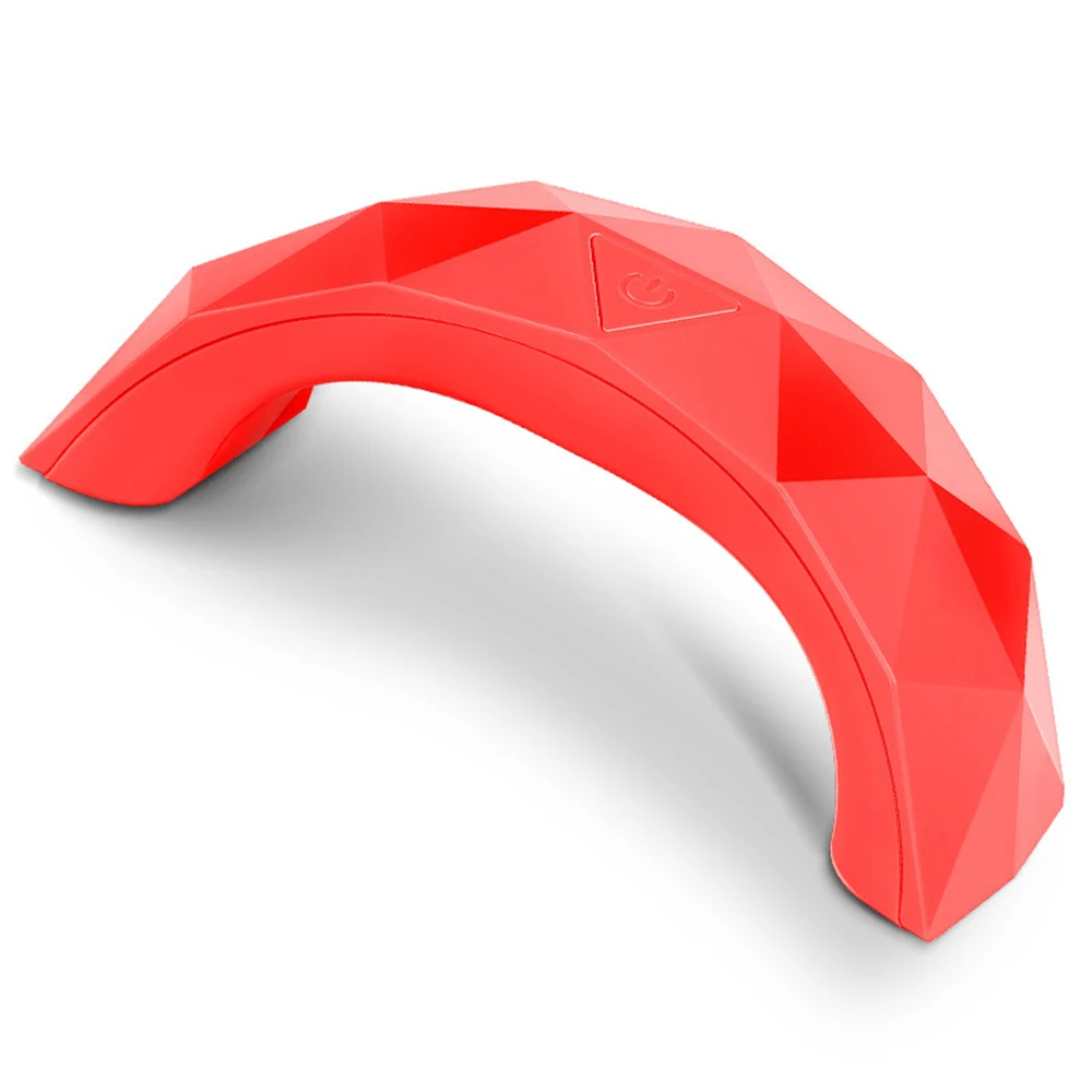 Red Мини-лампа для ногтей 9 Вт светодиодный УФ-лампа для маникюра Портативный USB Сушилка для ногтей УФ-гель для ногтей Сушилка Маникюр лампа сушка - Цвет: Red