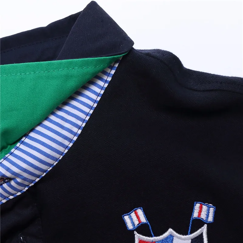 Мужская рубашка-поло с коротким рукавом из натурального хлопка | одежда