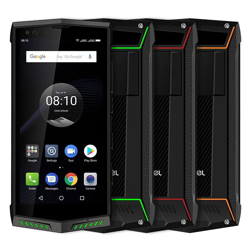 Poptel P60 прочный 4G мобильный телефон с функцией IP68 Водонепроницаемый 5 7 дюймов 6 ГБ