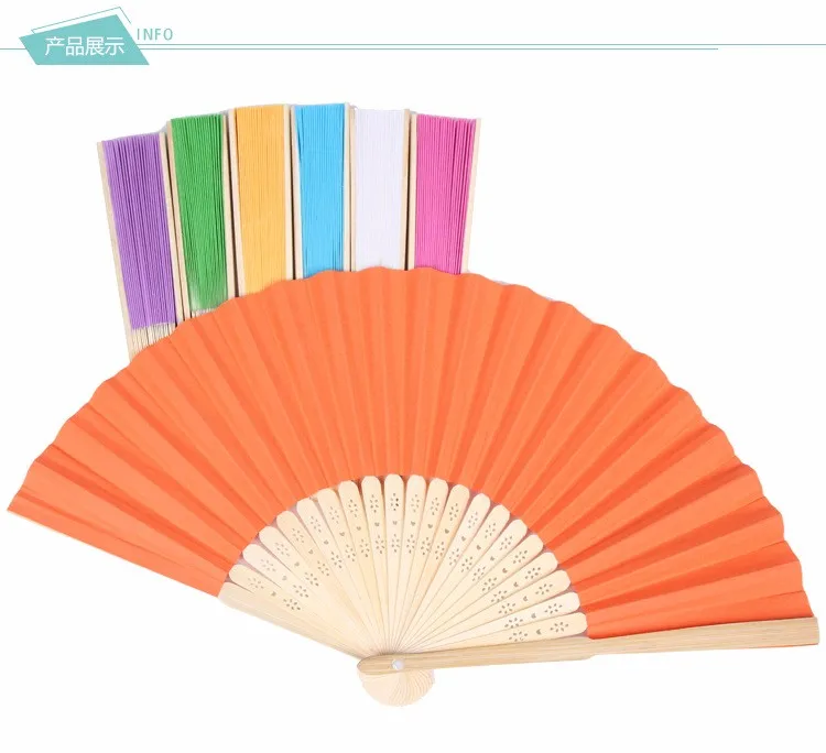 Многоцветный Китайский Японский Женский Шелковый веер свадебные сувениры и
