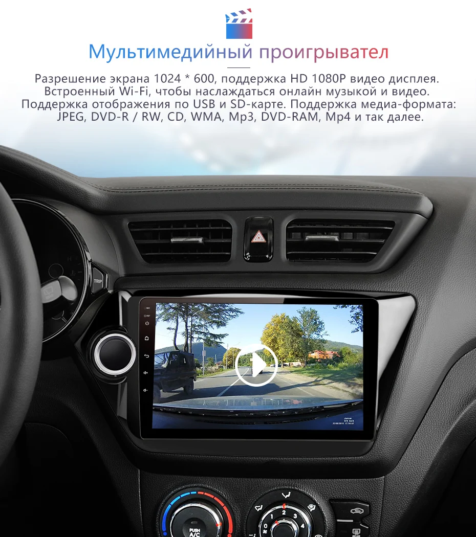 AWESAFE для KIA RIO 3 2011 2012 2013 автомобильный Радио мультимедийный видео плеер gps No 2din 2 din Android 8,1 2G+ 32G