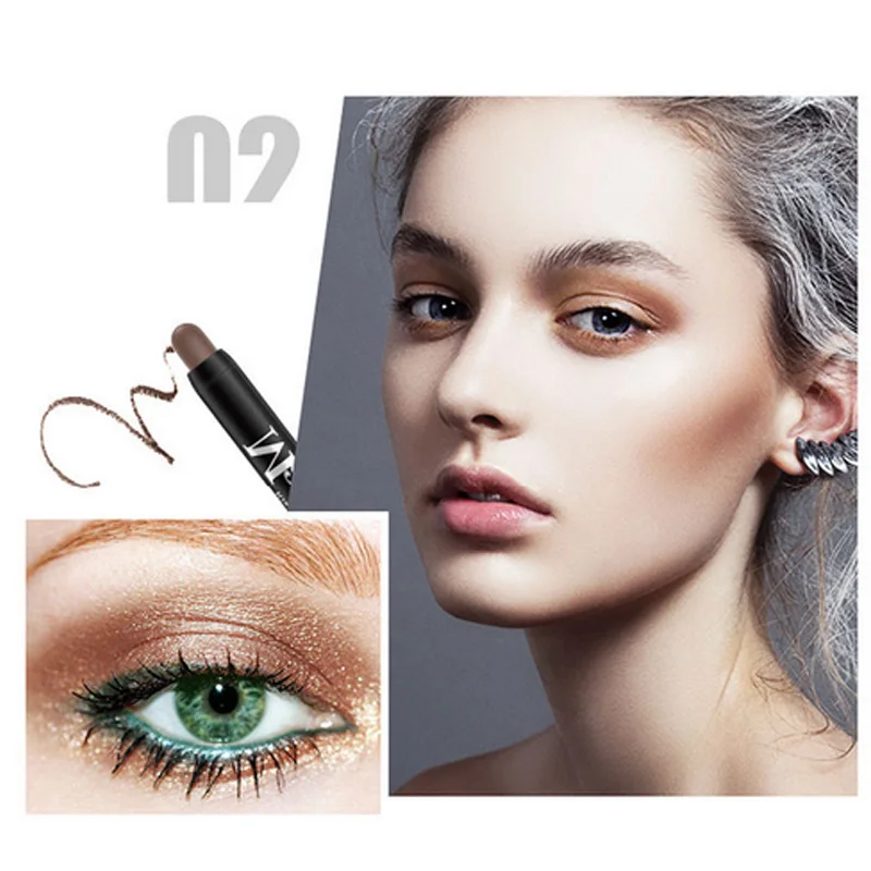 02 Kiss beauty, мерцающие тени для век, палочка, алмазная, золотая, розовая, красная, тени для век, водостойкие, блестящие тени для век, карандаш, KB009 - Цвет: 02