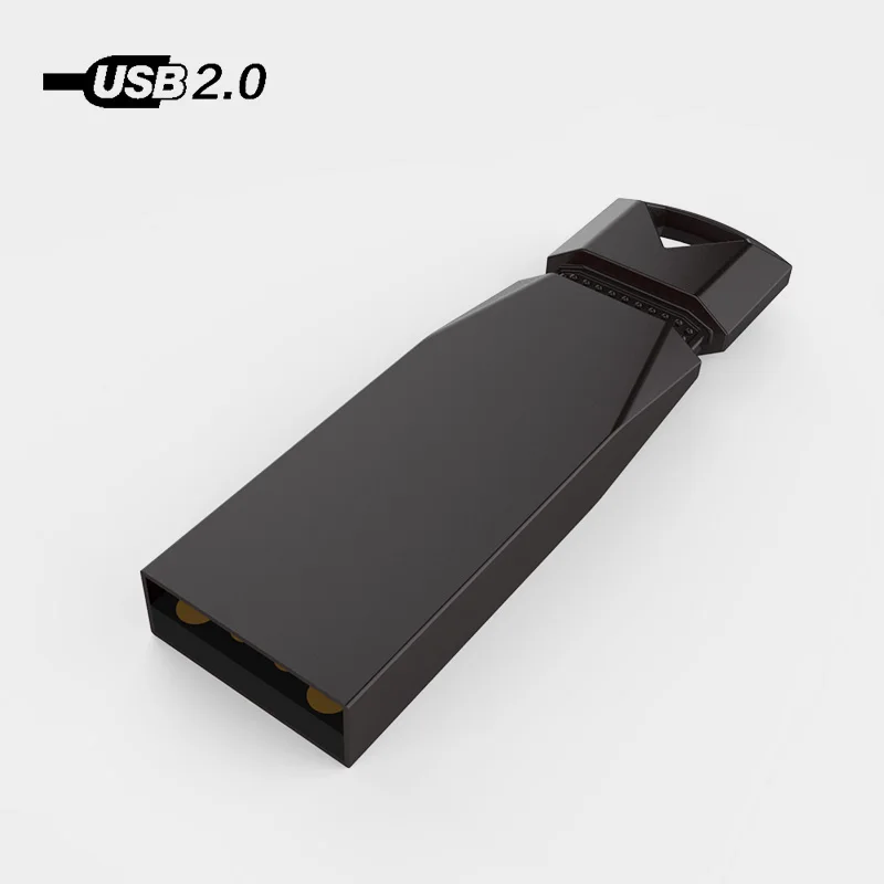 Usb флеш накопитель черного цвета с металлическим u диском 128 Мб 4 ГБ 8 16 32 64 ГБ|USB