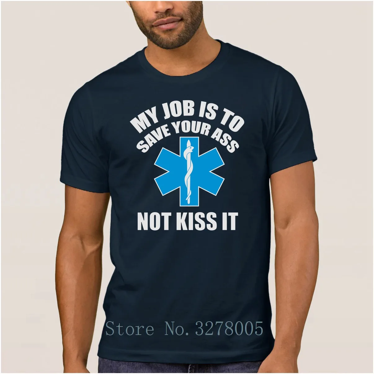 Повседневная мужская футболка с надписью Моя работа спасить твою задницу не