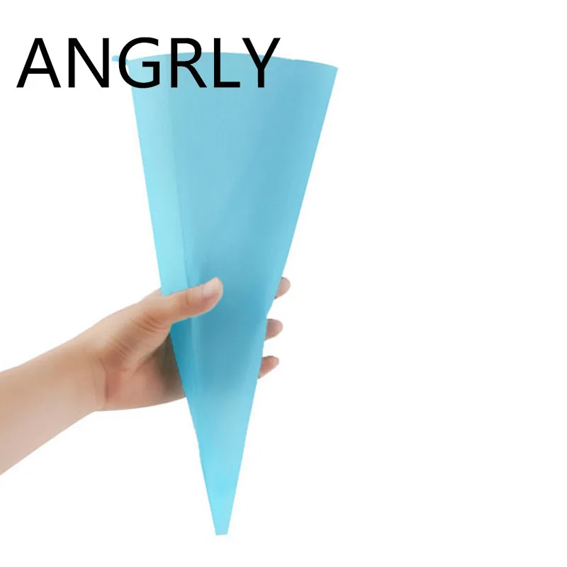 

ANGRLY Kitchen Silicone Icing Piping Cream Pastry Bag Cake Decorating Tool Bakeware Silicone Mold Tarte Makeup Candy