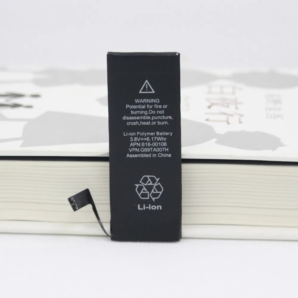 100% ISUNOO 1624mAh Мобильный телефон литий-ионная батарея для iphone SE AAA сменная литиевая |