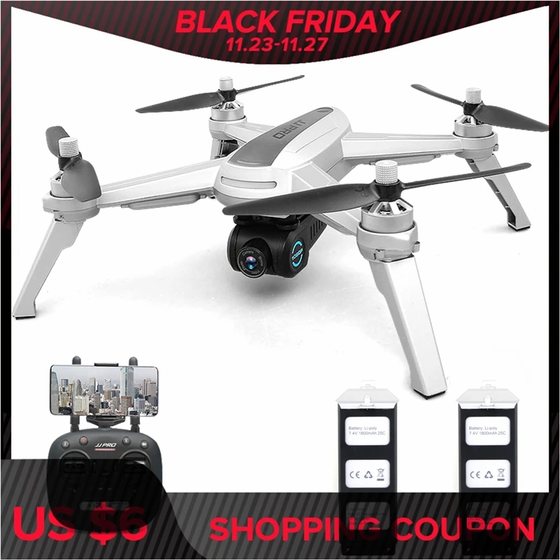 JJRC JJPRO X5 бесщеточный Радиоуправляемый Дрон gps 5G WiFi FPV 1080P камера умный режим