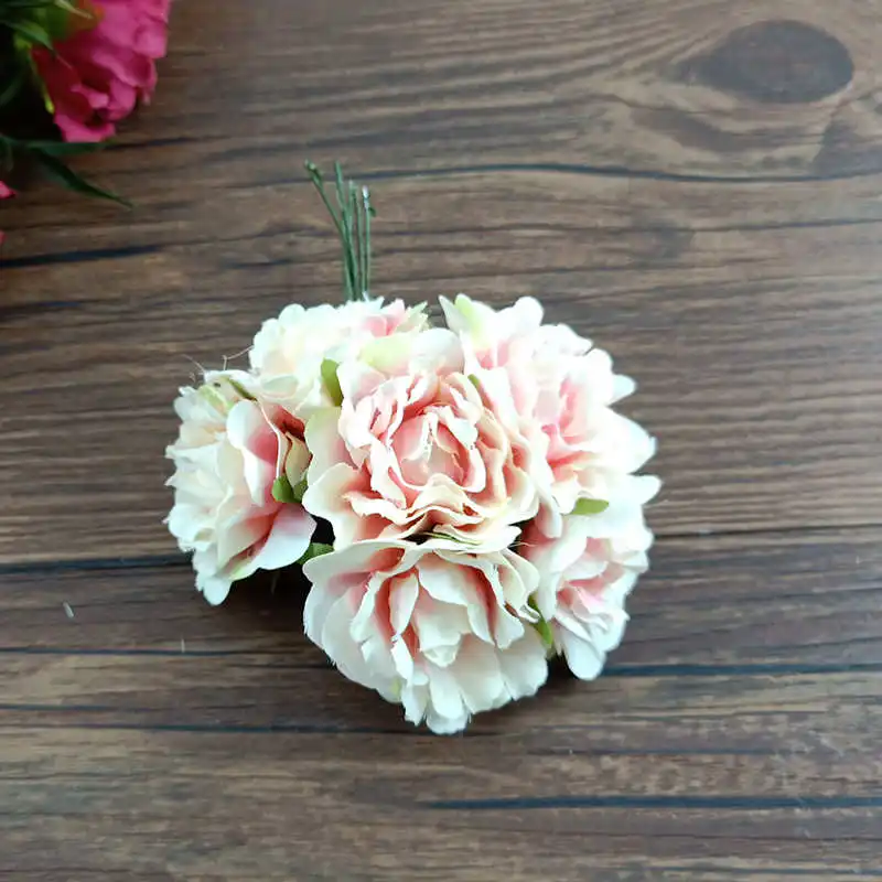 Цветущий rosas 6 шт simulacao DE tecido da festa casamento sapatos acessorios chapeu flor seda casa decoracao quarto | Дом и сад