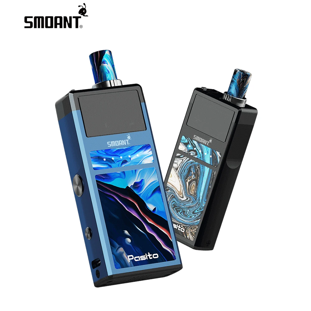 Оригинальный комплект Smoant Pasito Pod System Встроенный 1100 мАч MTL Ni 80 катушка/DTL Mesh VS Cuboid