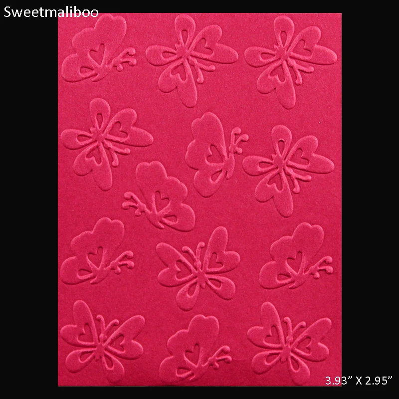 Новинка 2017 г. пластиковые штампы для тиснения в виде бабочек трафареты