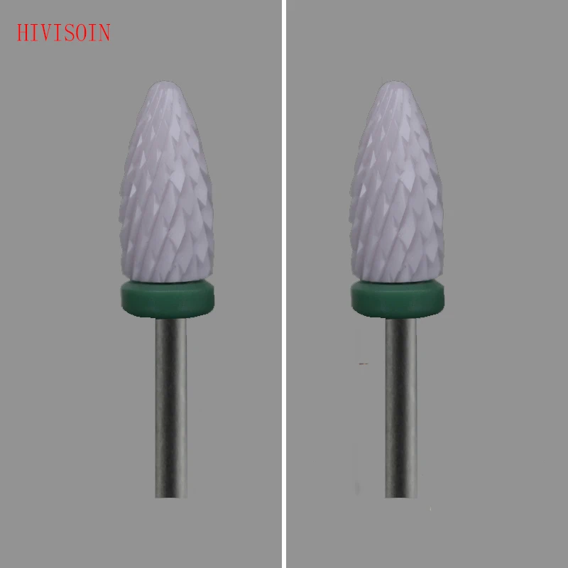 

2 Pcs/Lot Pink Ceramic Nail Drill Bit - Flame Bit - C (2041.060)