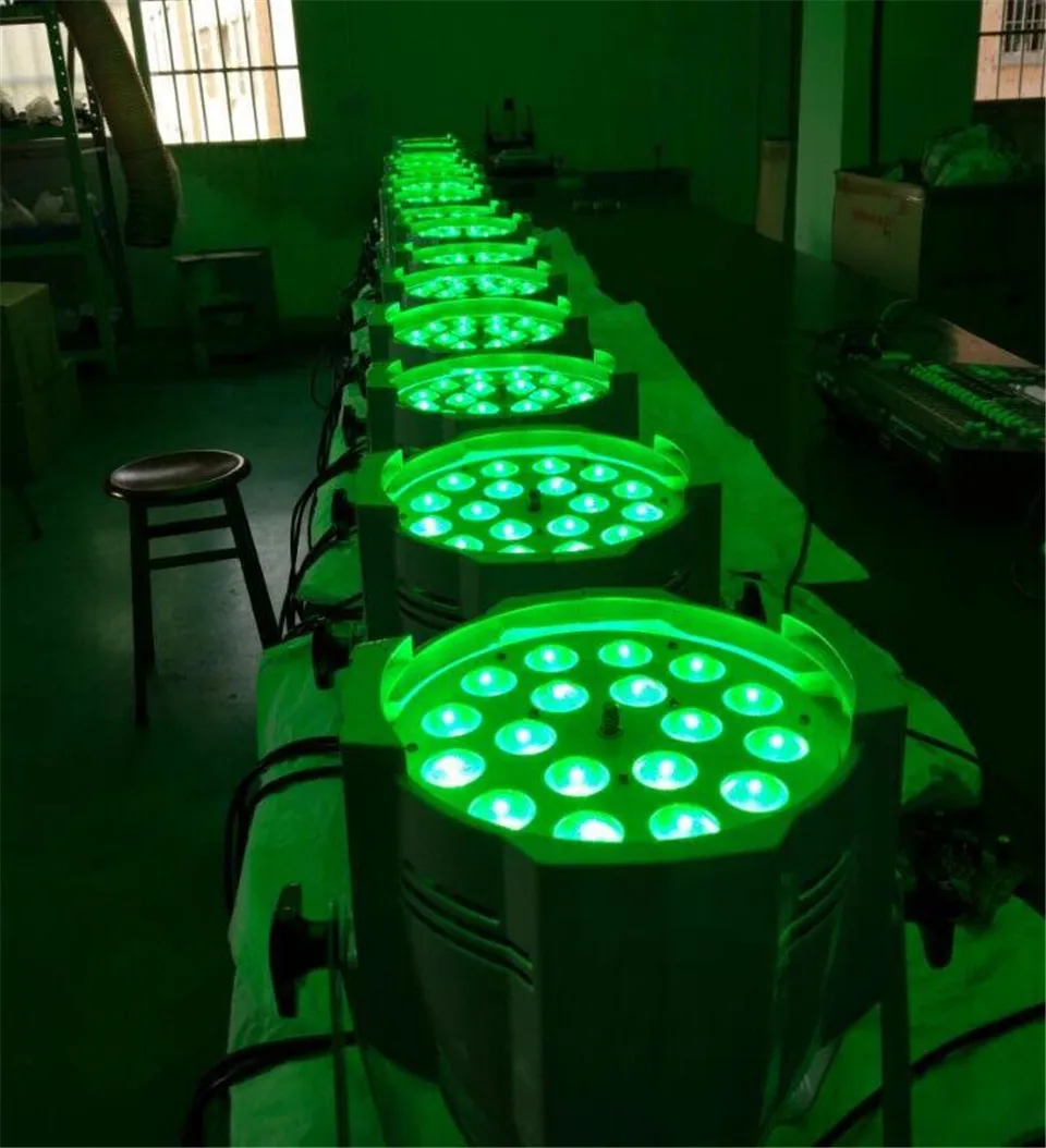 18x18 Вт zoom par lumiere dmx lumieres dj 64 rgbwa uv 6 в 1 led pour disco Вечерние|6in1 par|led uvrgbwa |