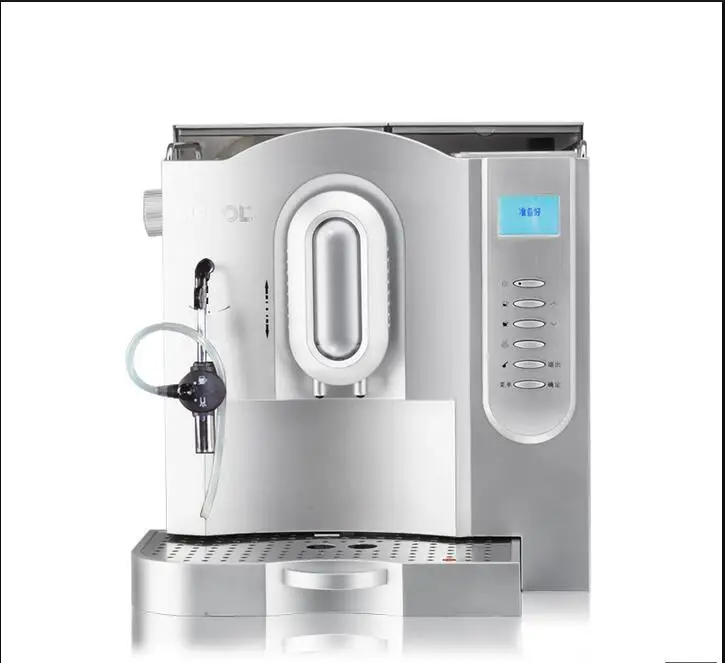 

Italian automatic home business coffee machine grinding beans beat milk foam