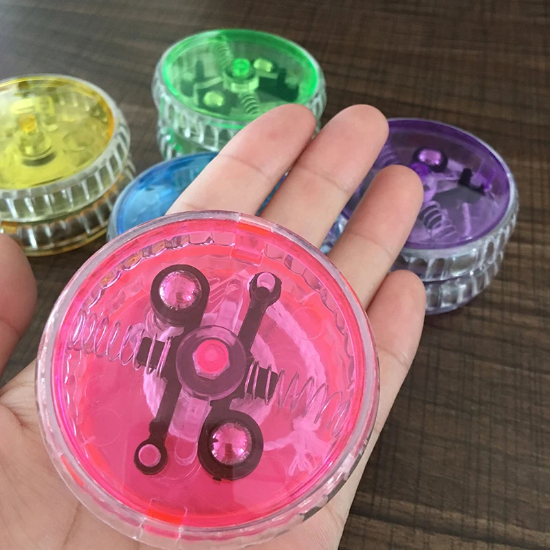 1 шт. Magic Yoyo Ball игрушки для детей красочный пластик легко носить светодиодная