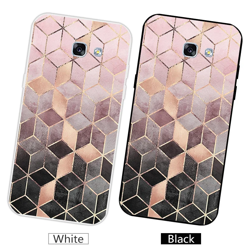for Samsung Galaxy A5 2017 Case Soft Silicone Plumage Back Cover A520F A520 Capa Fundas A 5 Coque | Мобильные телефоны и