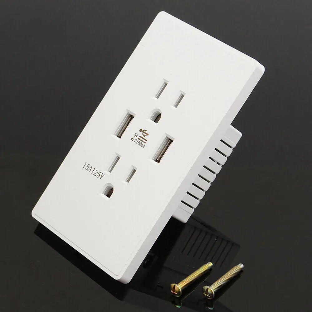 Новинка 2017 профессиональное настенное зарядное устройство с двойным USB разъемом