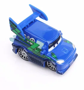 100% Оригинальные Pixar машинки ди-Джея с языками пламени Diecast металлические милый игрушечный автомобиль для Детский подарок 1:55 Свободные абсолютно новый в наличии McQueen