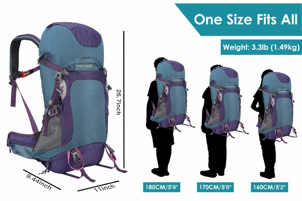 Рюкзак для путешествий 60л большой походный рюкзак легкая обувь трекинга сумка с