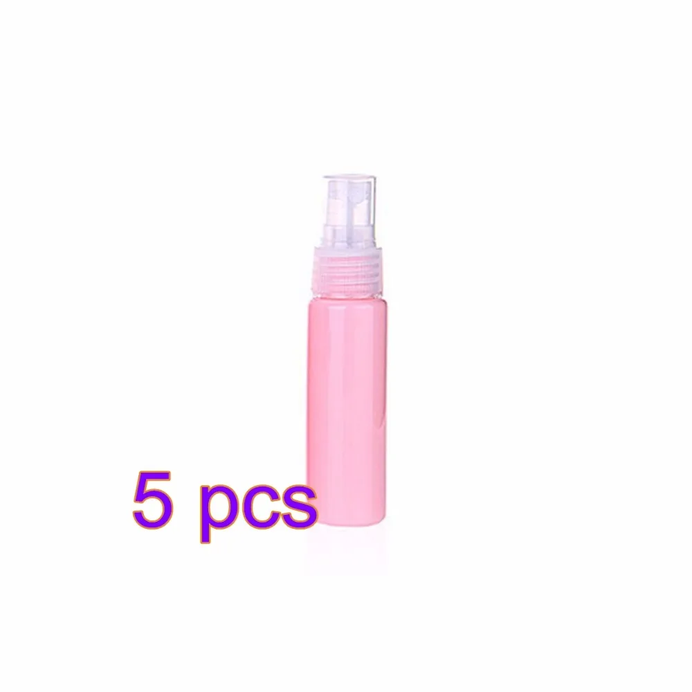 

5pcs 10ml Pink Travel Traveler Packing Bottle Transparent Plastic Perfume Atomizer Small MIni Empty Spray Refillable Bottle
