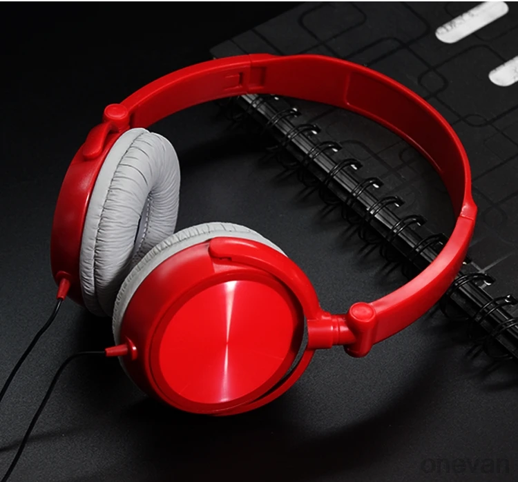 ONEVAN проводные наушники с микрофоном стерео Накладные бас HiFi Звук музыка для iPhone