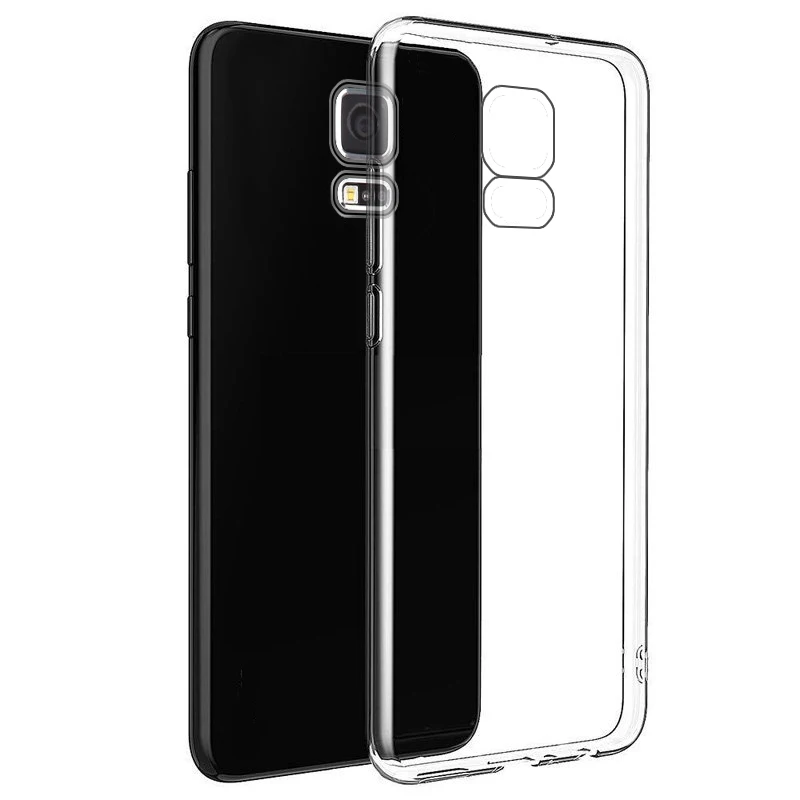 Подходит для Samsung Galaxy S5 Мобильный телефон чехол прозрачная задняя крышка с